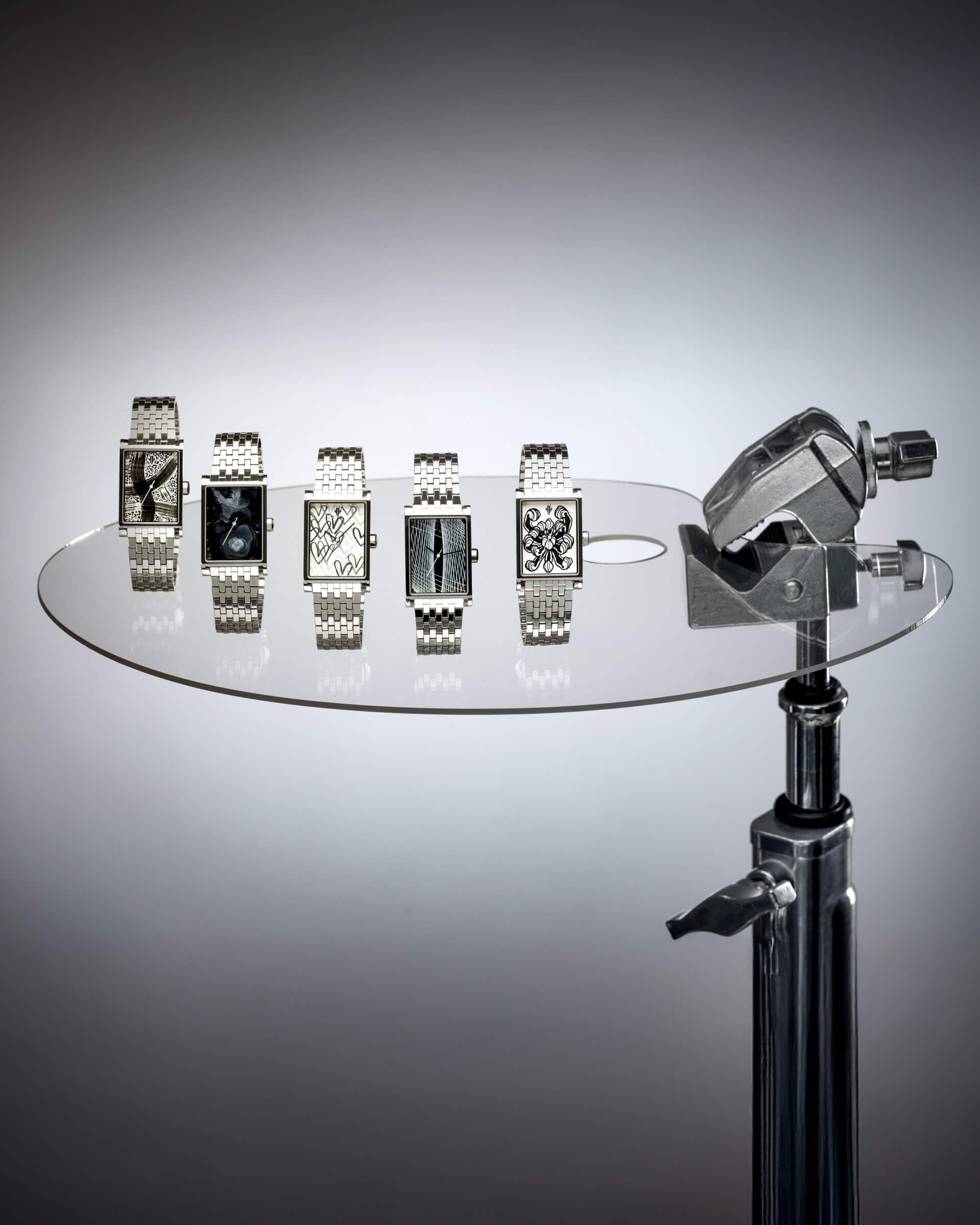 VIEREN V Collection Swiss Made automatic watches with one-of-one hand-painted artist collaboration dials