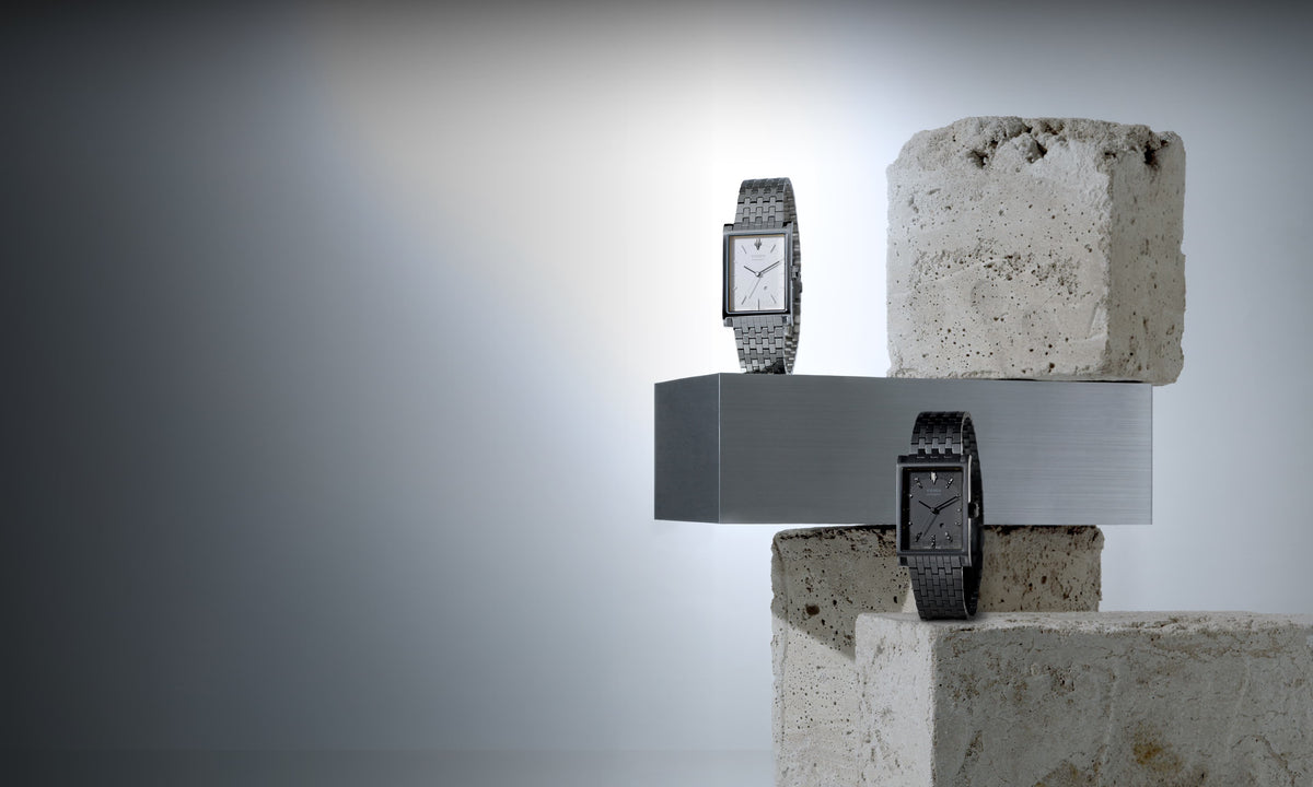 VIEREN OG Automatic Collection luxury rectangular watches inspired by modernist architecture