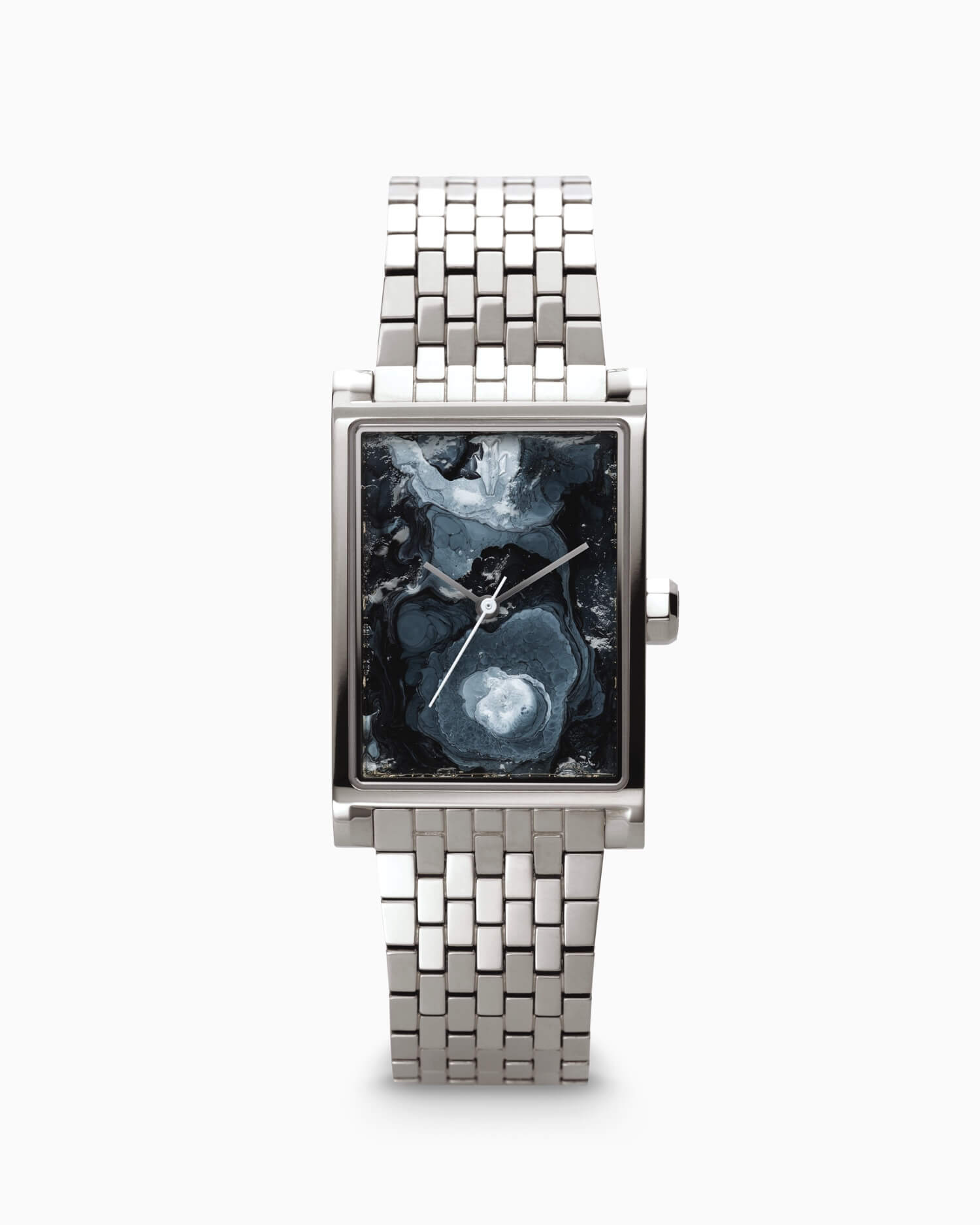 VIEREN x Cosmodernism rectangular watch front view
