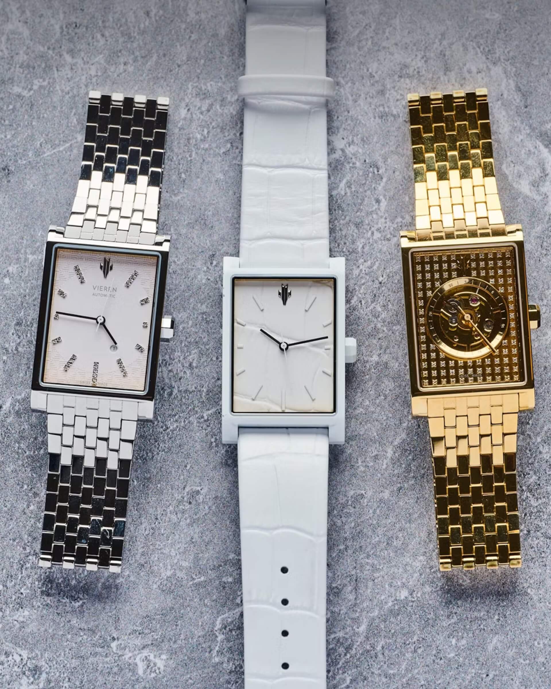 Hodinkee feature for VIEREN luxury rectangular watches