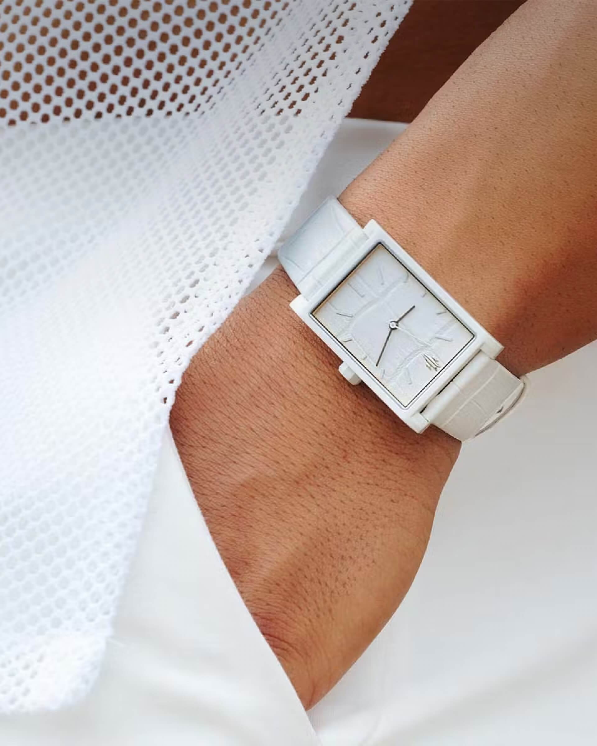 Highsnobiety features VIEREN White Croc leather watch