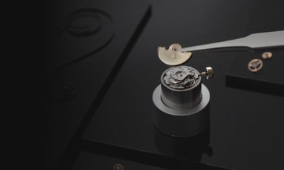 VIEREN Swiss Made automatic movement with gold rotor and three rectangular watches