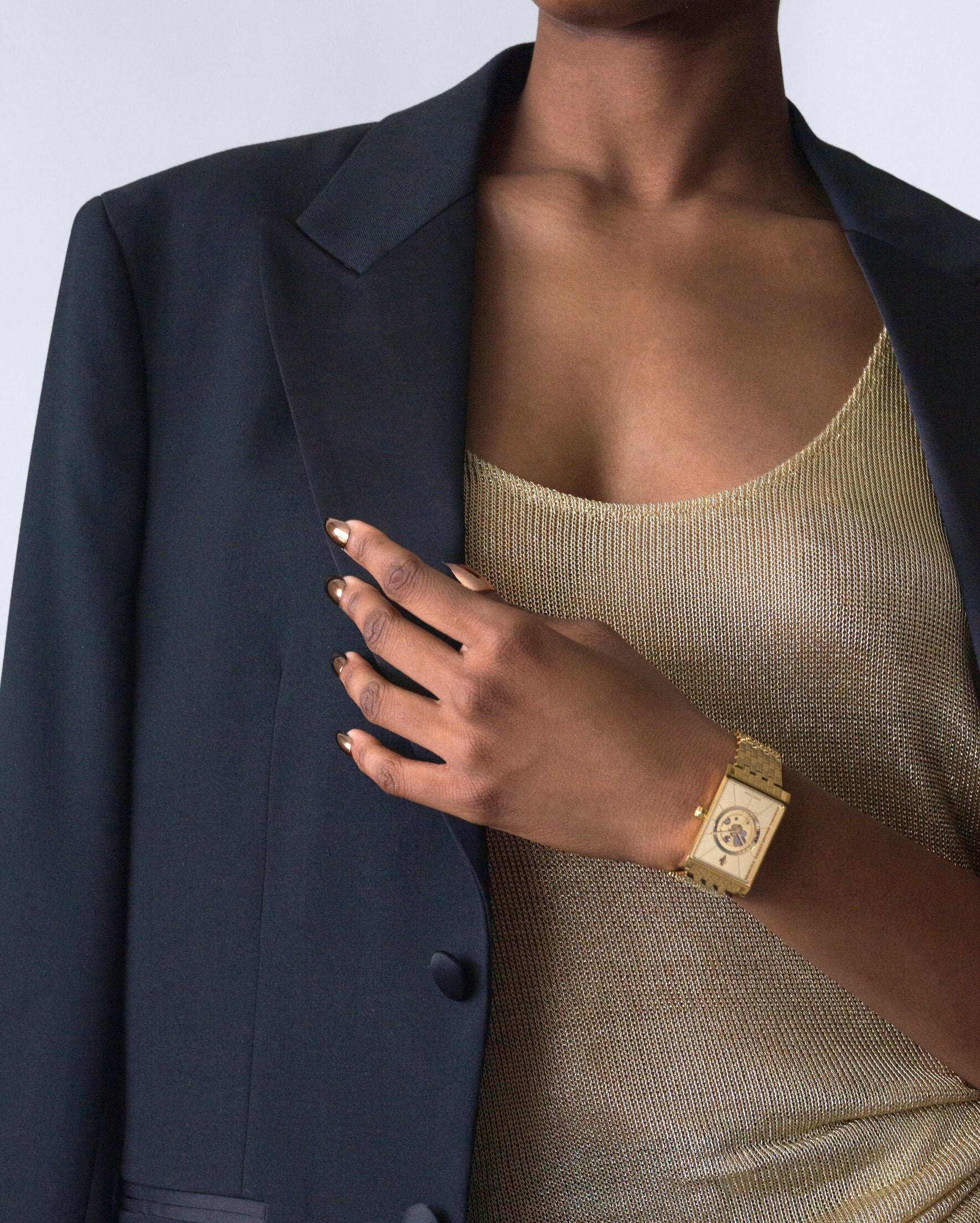 VIEREN Gold Mirror women's watch
