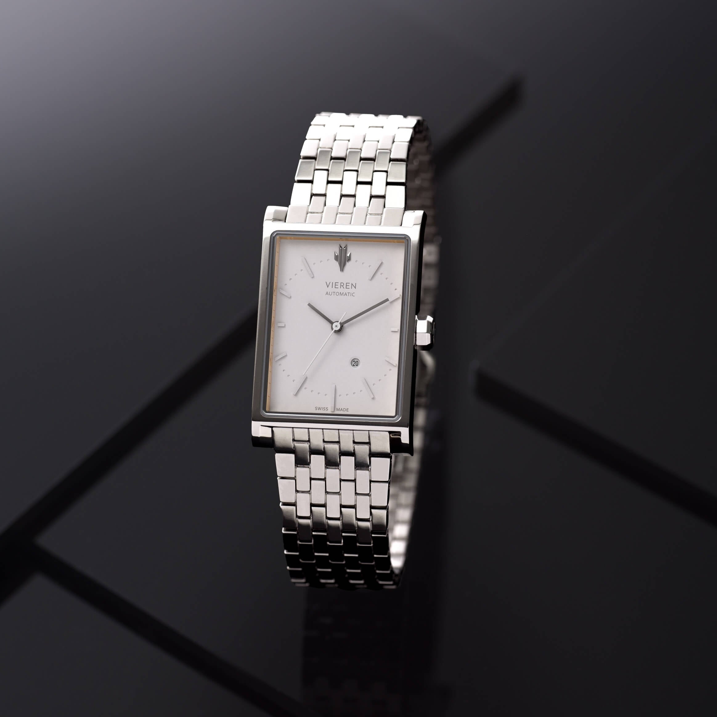 VIEREN Matte White watch