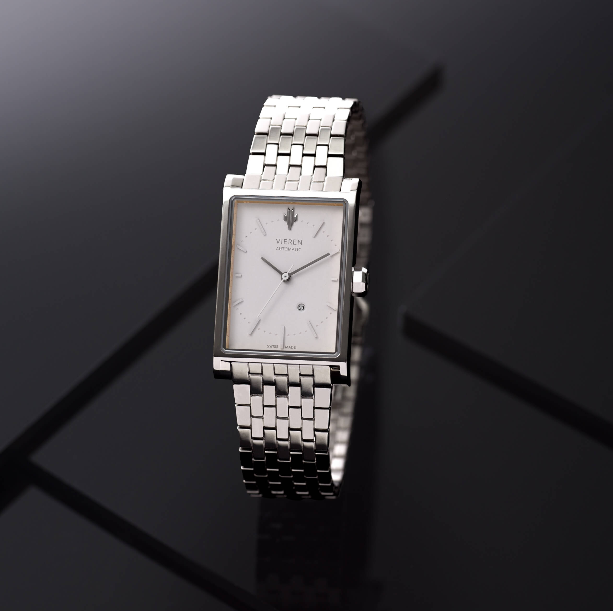 VIEREN Matte White watch