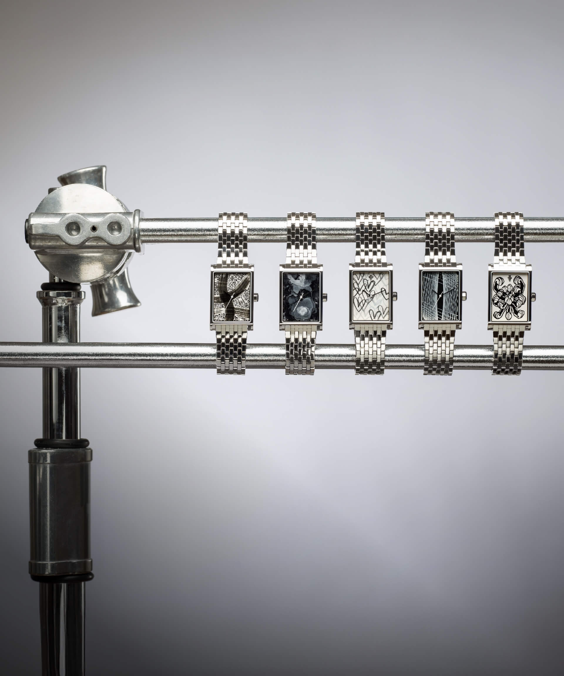 VIEREN V Collection one-of-one Swiss Made automatic watches with artist collaboration dials